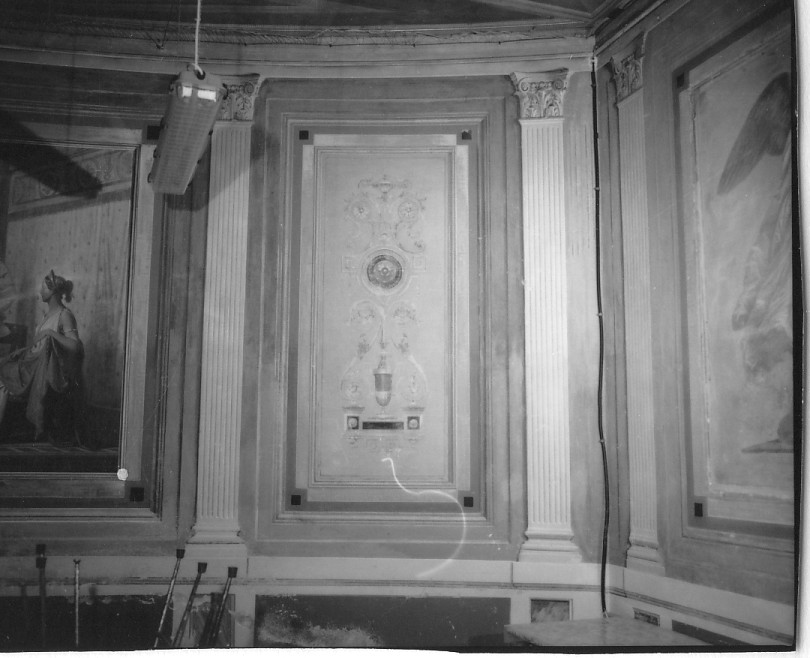 motivi decorativi (dipinto, elemento d'insieme) - ambito veneto (sec. XIX)