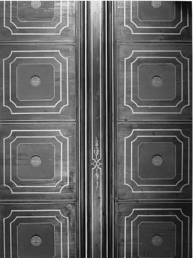 motivi decorativi a cassettoni (soffitto dipinto) - ambito vicentino (sec. XIX)