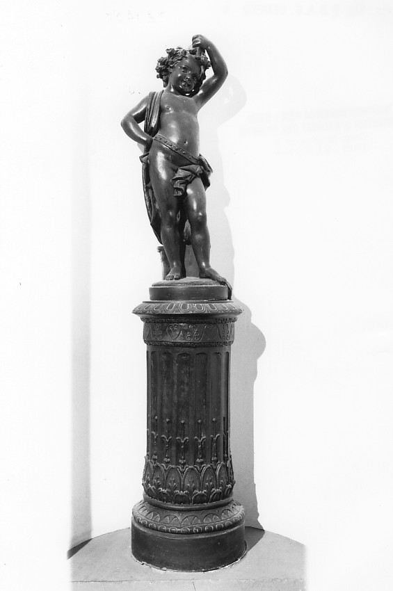 putto (statua) - manifattura milanese (ultimo quarto sec. XIX)