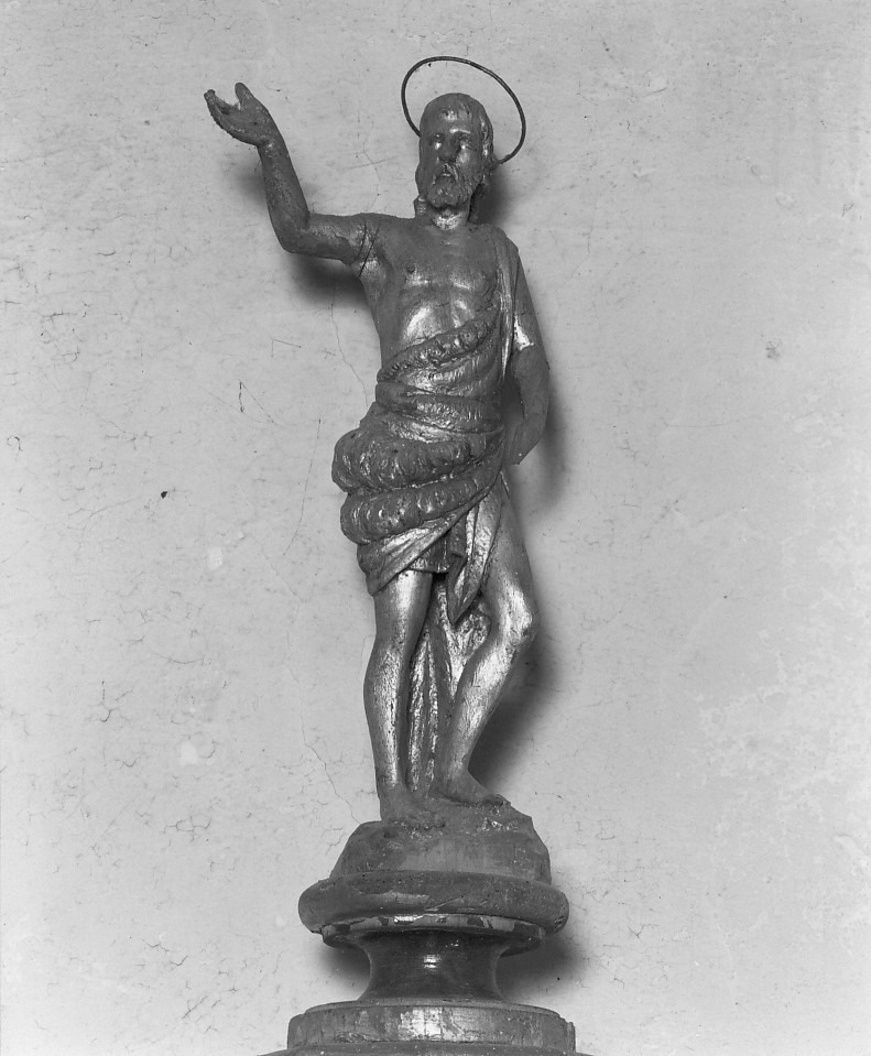 Cristo redentore benedicente (statuetta, elemento d'insieme) - ambito veneto (seconda metà sec. XIX)