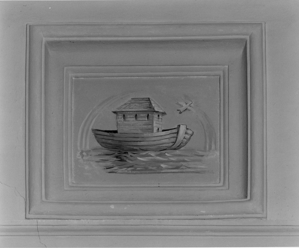 arca di Noè (dipinto) di Cavedon Domenico (attribuito) (sec. XX)