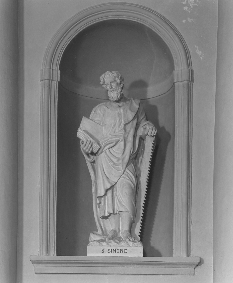 Santo apostolo (scultura) di Caldana Egisto (sec. XX)