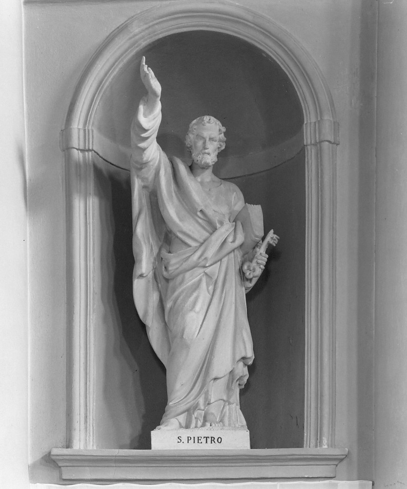 San Pietro Apostolo (scultura) di Caldana Egisto (sec. XX)
