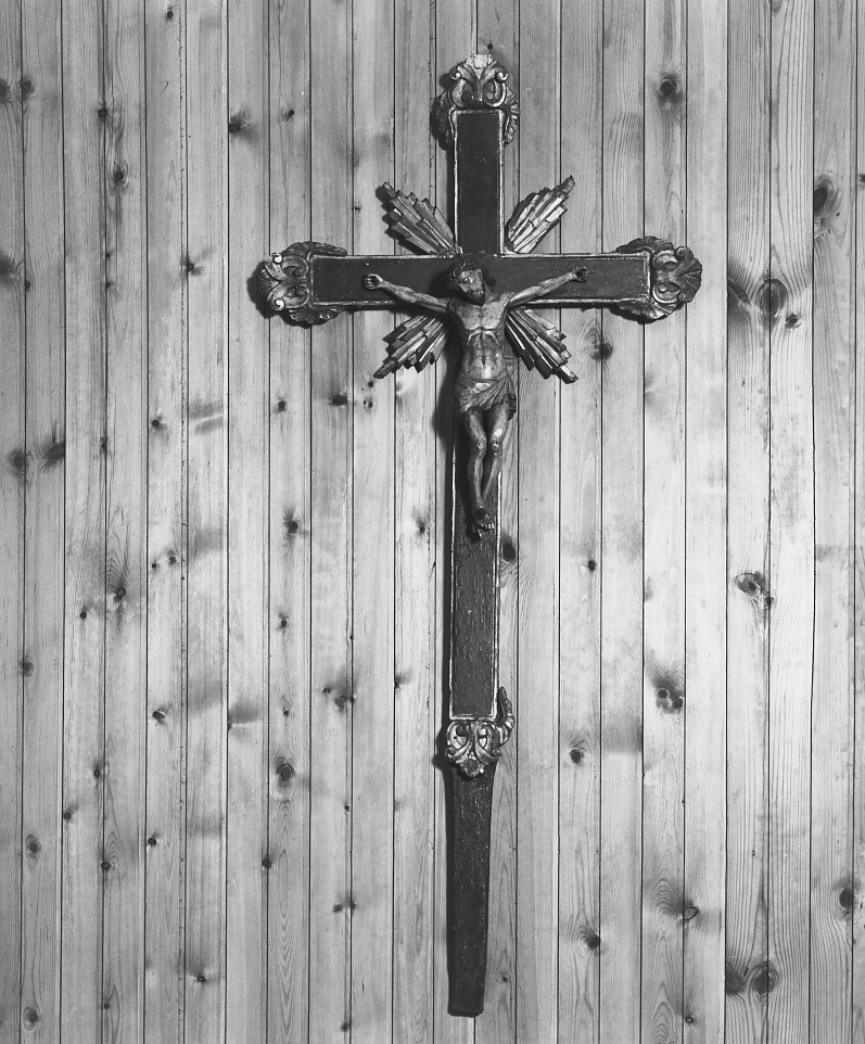 croce processionale - ambito veneto (metà sec. XVIII)