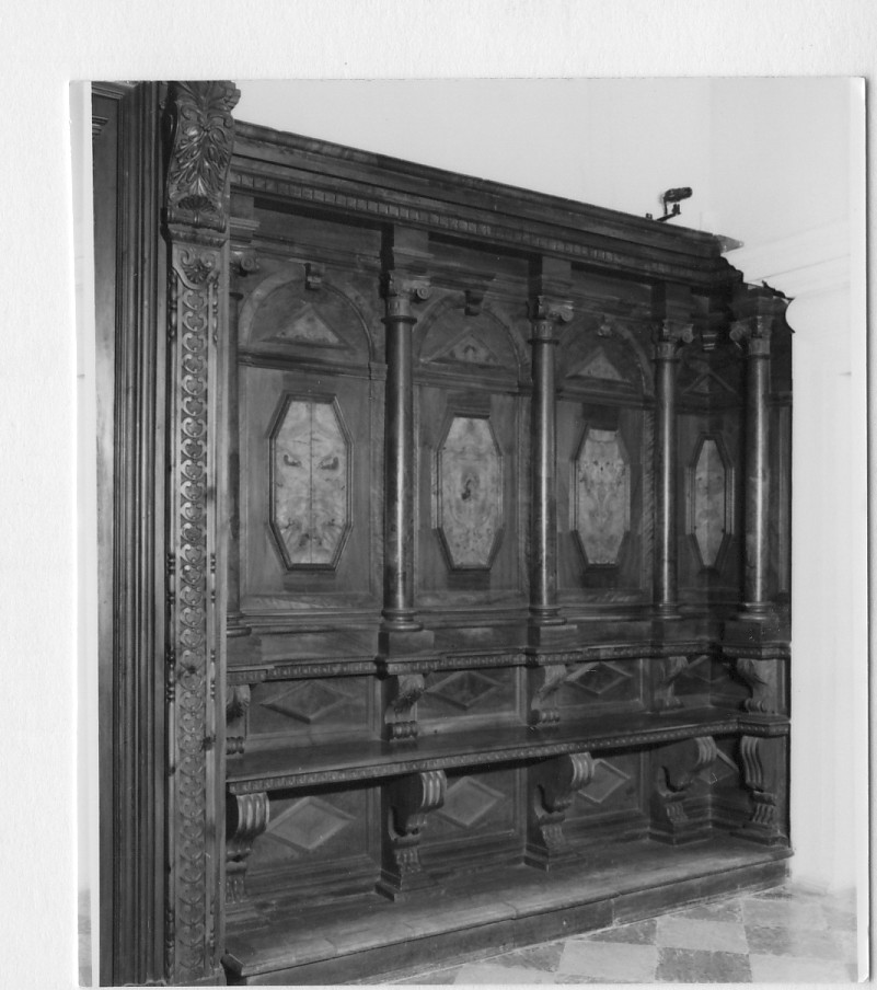 stalli del coro - ambito veneto (sec. XVII)