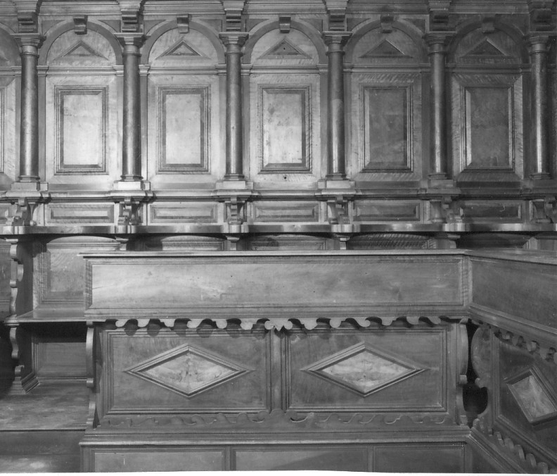 stalli del coro - ambito veneto (sec. XVIII)