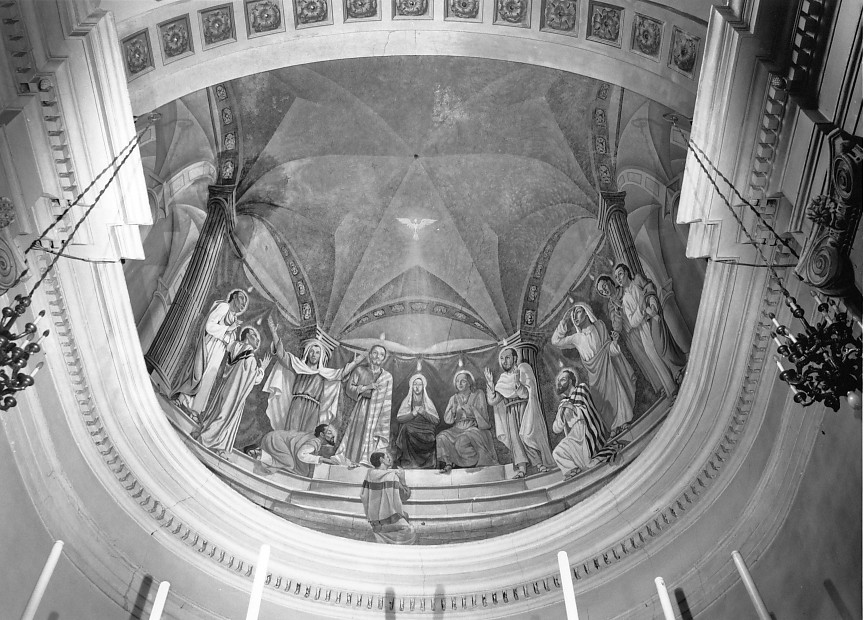 Pentecoste (dipinto) di Saoncella Rino (sec. XX)