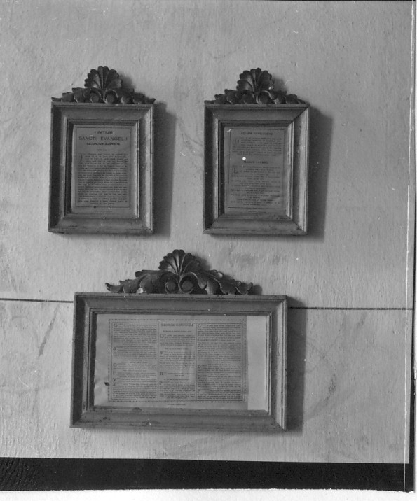 cornice, serie - ambito veneto (secc. XVIII/ XIX)