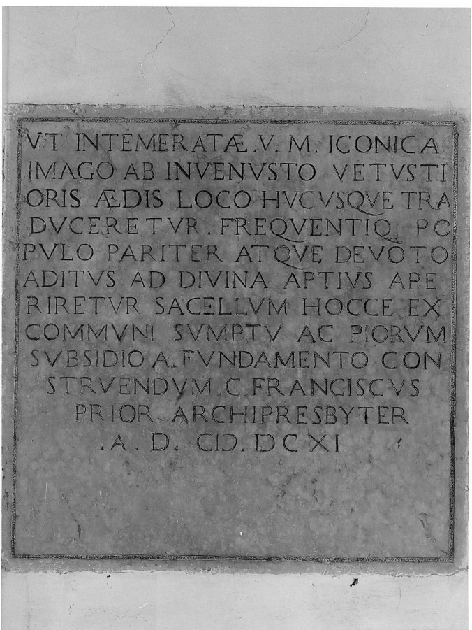 lapide - ambito veneto (sec. XVII)