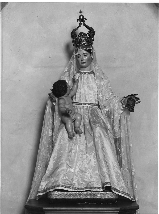 Madonna con Bambino (statua, opera isolata) - ambito veneto (seconda metà sec. XVIII)