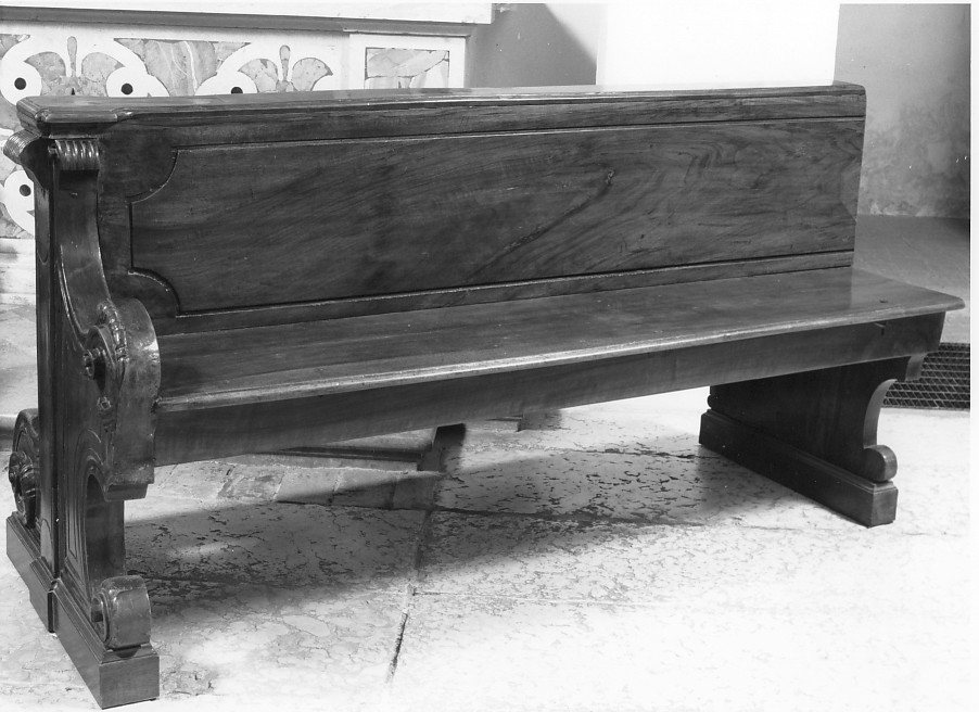 banco da chiesa, serie - ambito veneto (fine sec. XVIII)