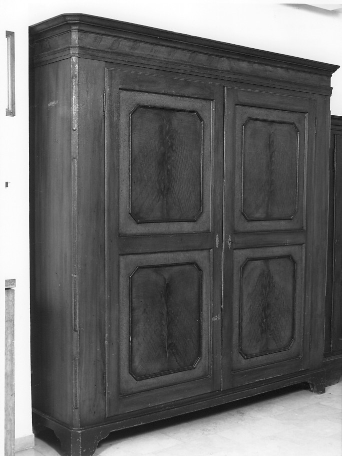 armadio da sacrestia, opera isolata - ambito veneto (sec. XIX)