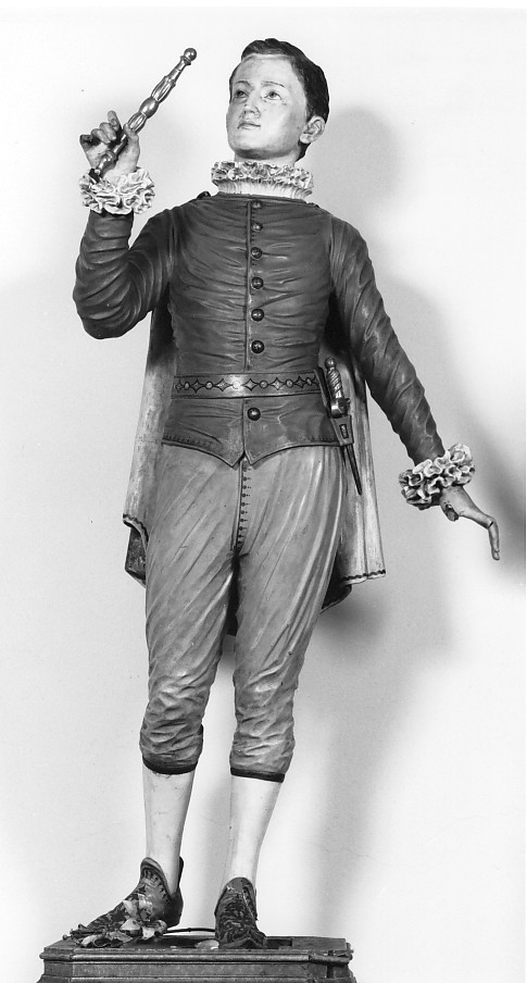 San Luigi Gonzaga (scultura, opera isolata) - ambito veneto (seconda metà sec. XIX)