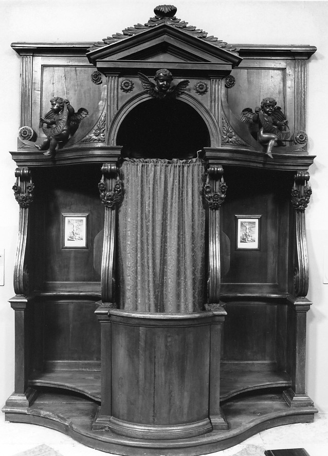 confessionale - ambito veronese (secc. XVIII/ XIX)