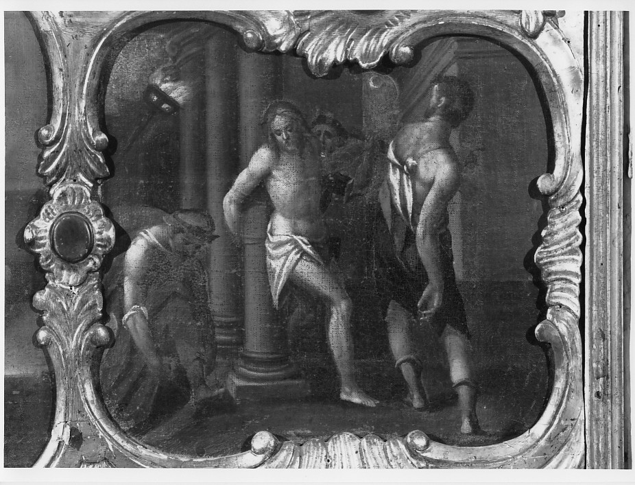 flagellazione di Cristo (dipinto) di Rossi Giovanni Battista detto Gobbino (metà sec. XVII)