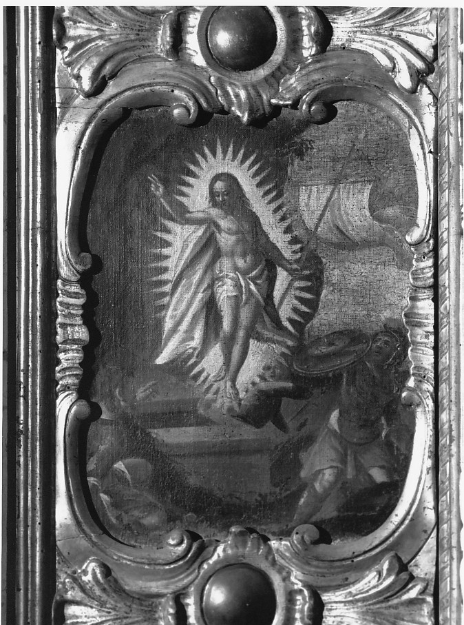 resurrezione di Cristo (dipinto) di Rossi Giovanni Battista detto Gobbino (metà sec. XVII)