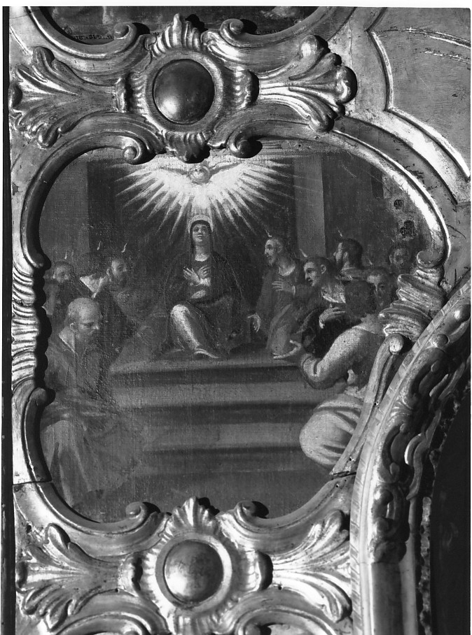 Pentecoste (dipinto) di Rossi Giovanni Battista detto Gobbino (metà sec. XVII)