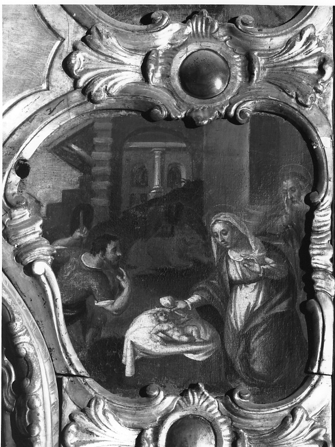 natività di Gesù (dipinto) di Rossi Giovanni Battista detto Gobbino (metà sec. XVII)