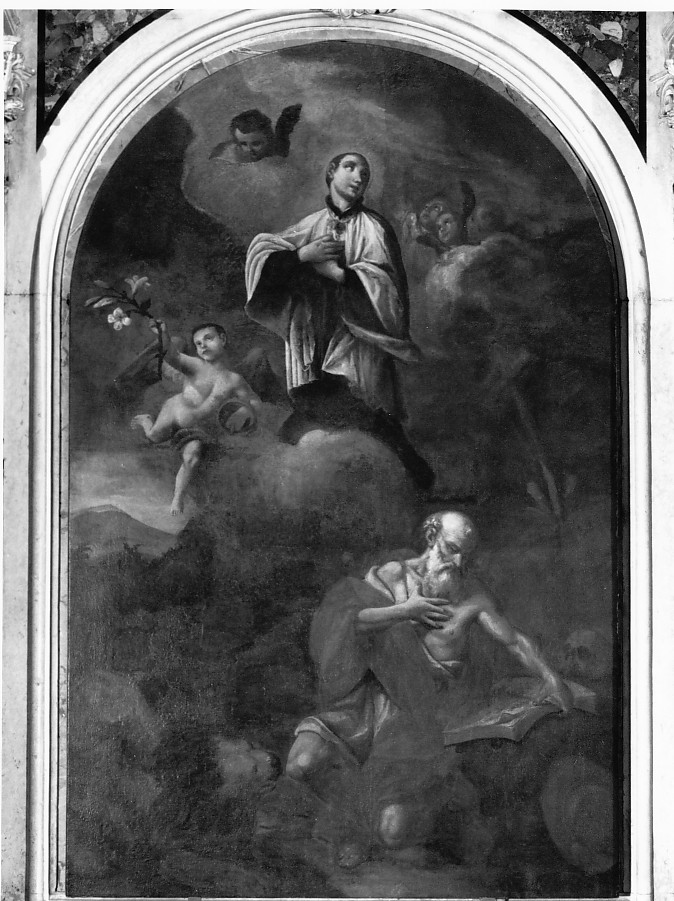 Santi (dipinto) di Buratto Giovanni Battista (sec. XVIII)