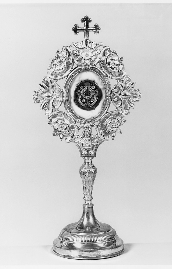 reliquiario - a ostensorio - ambito veneto (sec. XIX)