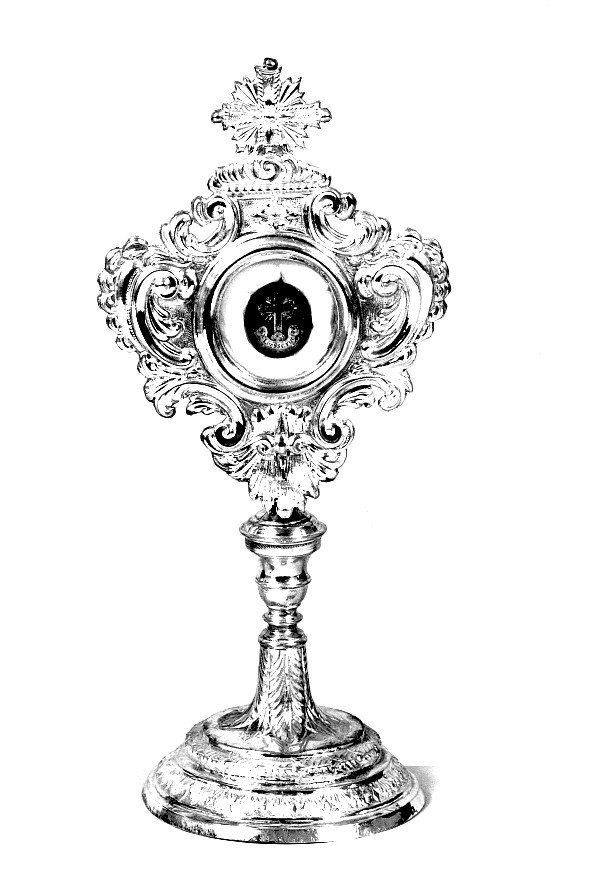 reliquiario - a ostensorio - ambito veneto (sec. XIX)