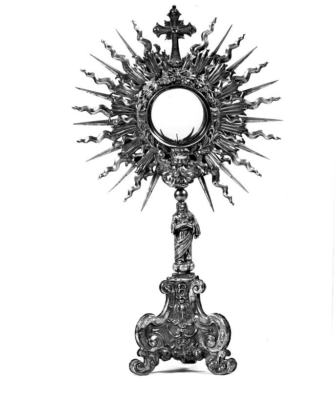 ostensorio - ambito veneto (sec. XVIII)