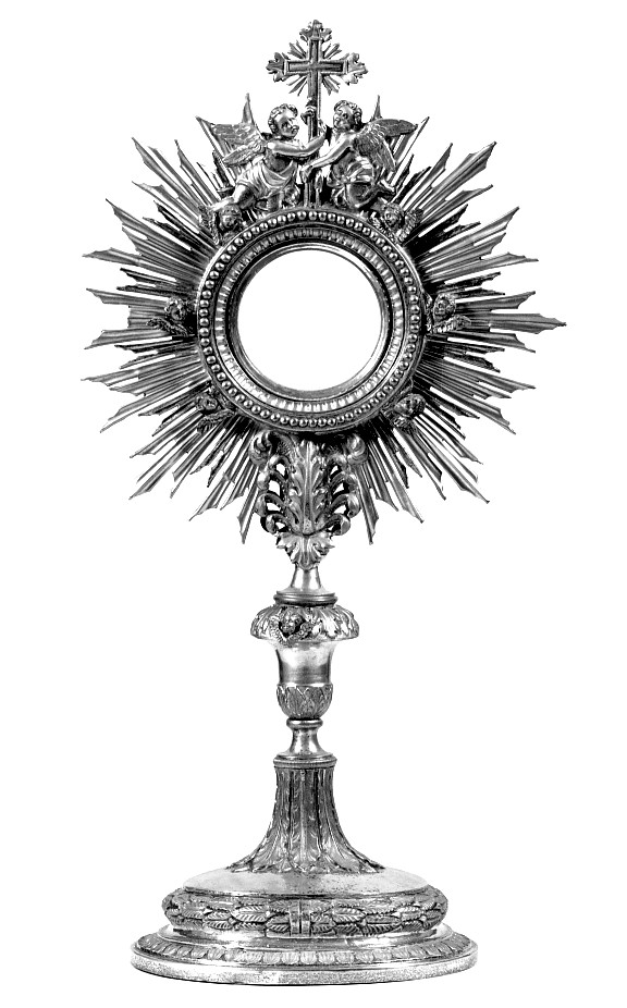 ostensorio - ambito veneto (sec. XIX)