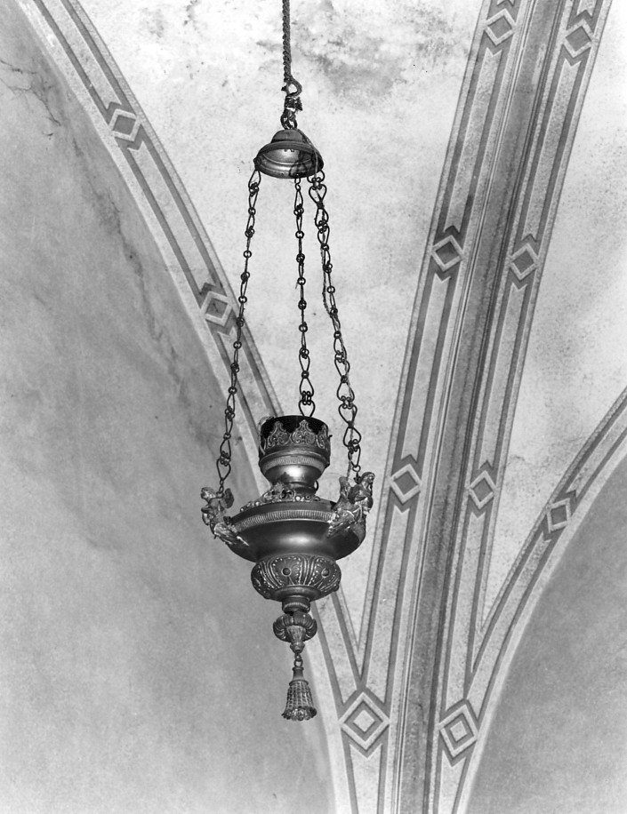 lampada pensile - ambito veronese (sec. XIX)