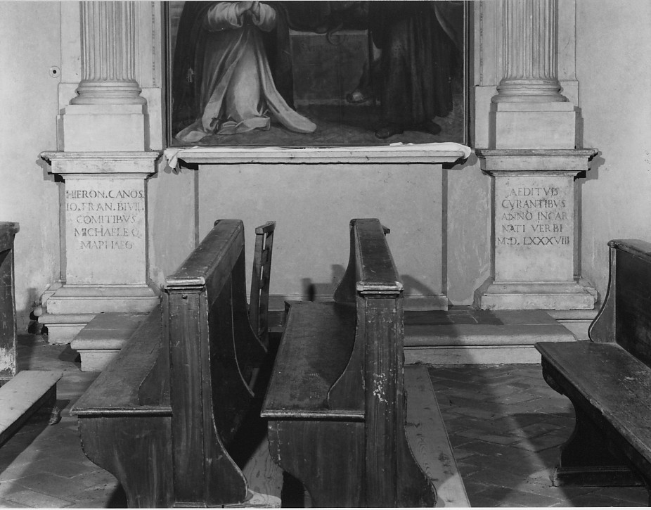 plinto - ambito veronese (sec. XVI)