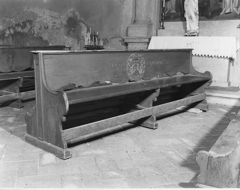banco da chiesa - bottega veronese (sec. XVIII)