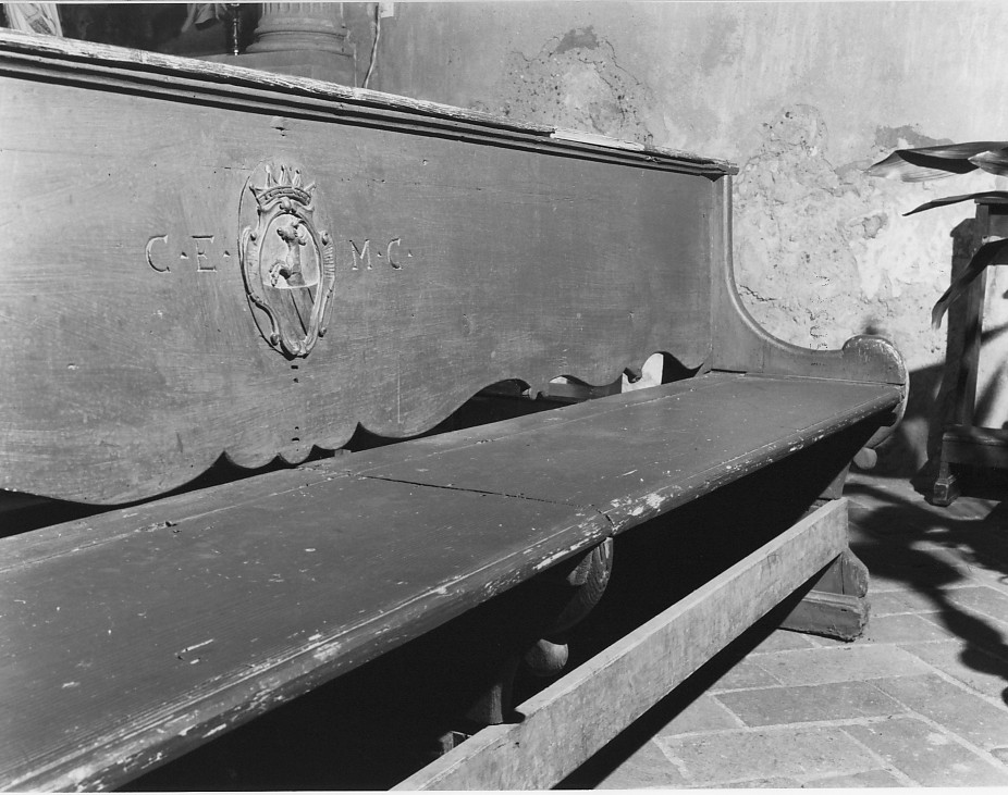 banco da chiesa - bottega veronese (sec. XVIII)