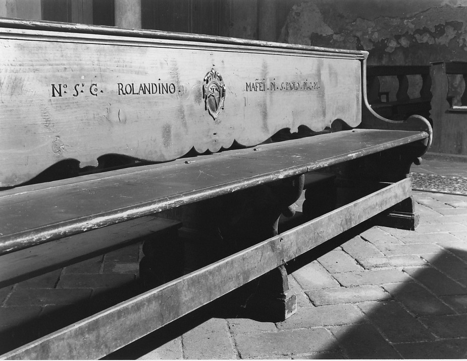 banco da chiesa - bottega veronese (sec. XVIII)