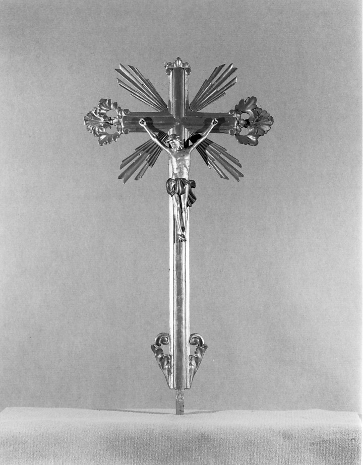 croce d'altare - bottega veronese (sec. XIX)