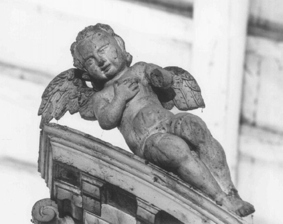 angioletto (statua, elemento d'insieme) di Albanese Giovanni Battista (maniera) (sec. XVI)