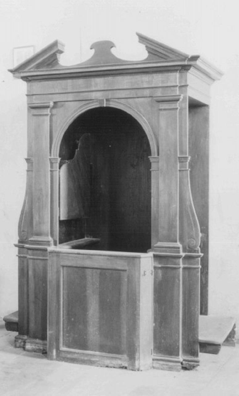 confessionale - ambito veneto (sec. XX)