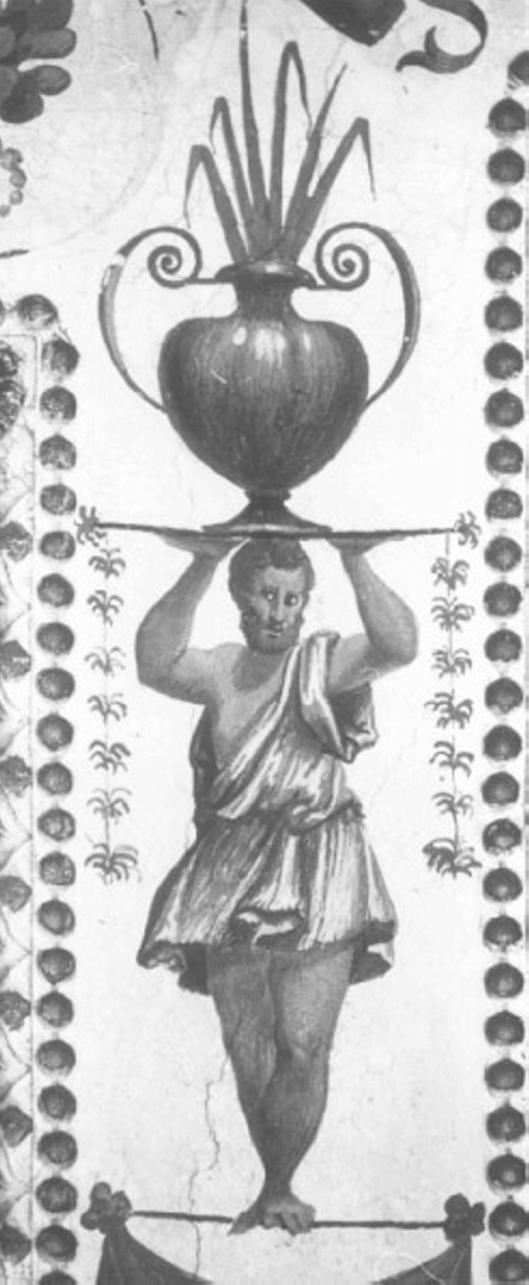 figura maschile (dipinto, elemento d'insieme) di Forbicini Eliodoro (sec. XVI)