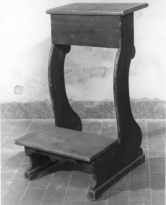 inginocchiatoio - ambito veneto (sec. XIX)