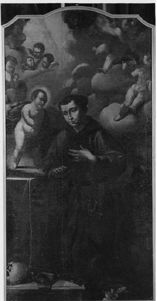 Sant'Antonio da Padova con il bambino (dipinto) - ambito veneto (seconda metà sec. XVIII)