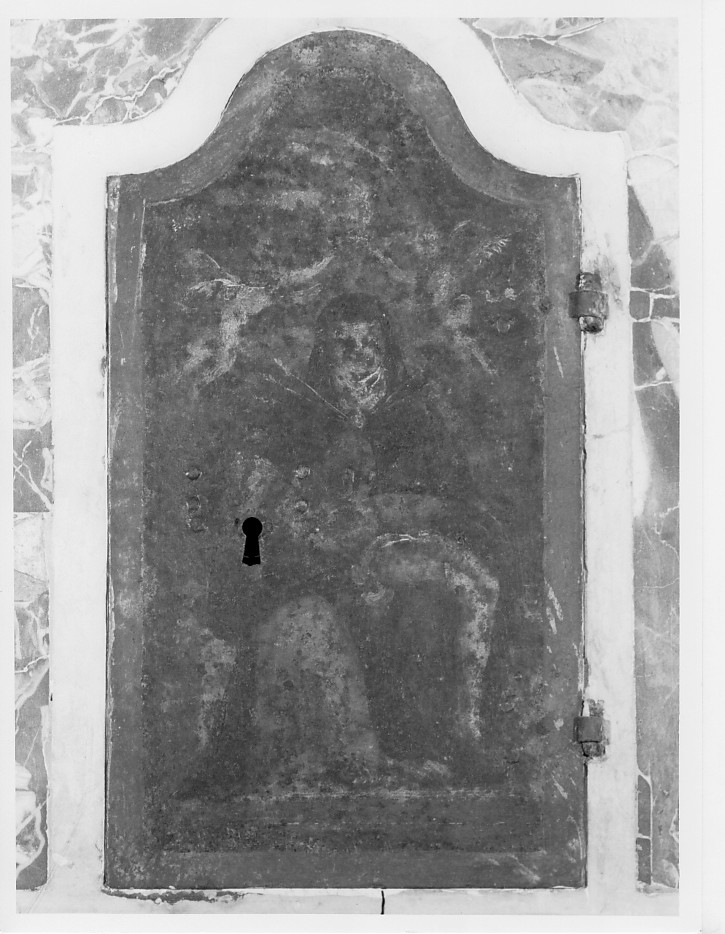 compianto sul Cristo morto (sportello di tabernacolo) - ambito veneto (primo quarto sec. XVIII)