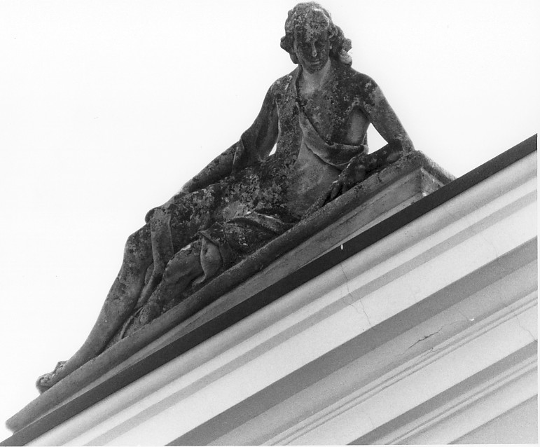 figura maschile distesa (scultura) - ambito veneto (seconda metà sec. XVIII)