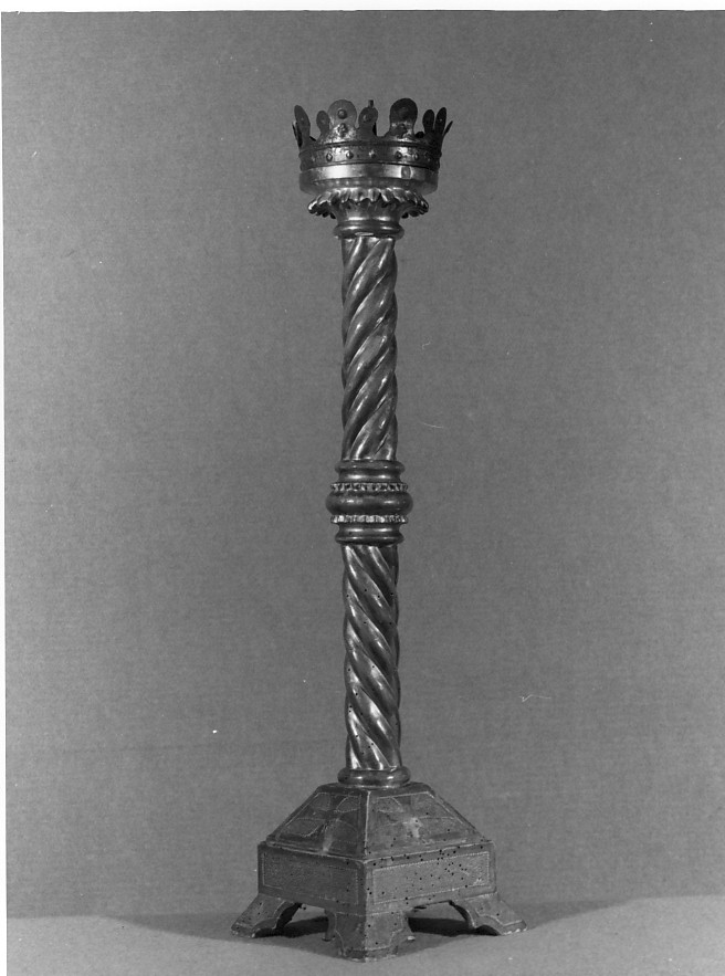 candeliere d'altare - ambito veneto (sec. XIX)