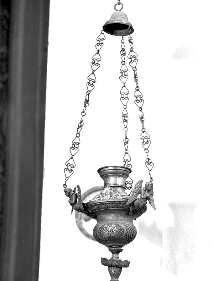 lampada pensile - produzione veneta (secc. XIX/ XX)