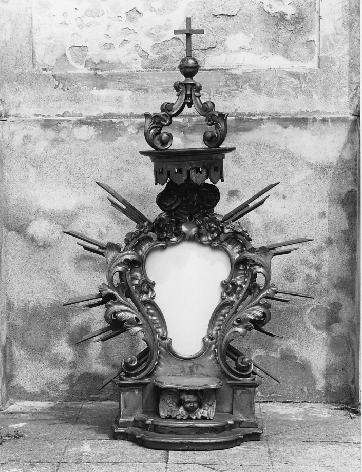 trono per esposizione eucaristica - produzione veneta (seconda metà sec. XVIII)