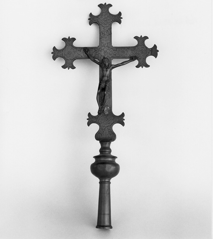croce processionale - produzione veneta (secc. XVIII/ XIX)