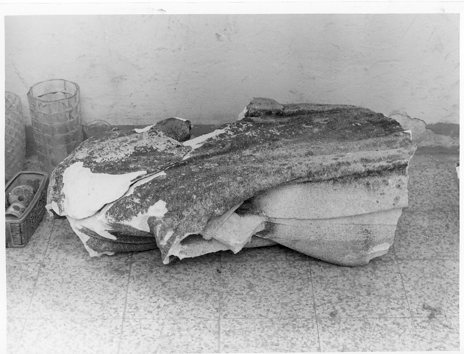 Santo (statua, frammento) - bottega veneta (secondo quarto sec. XVIII)