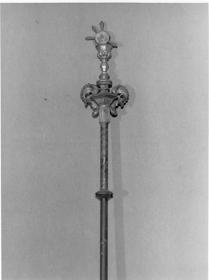 mazza processionale - bottega veneta (inizio sec. XIX)