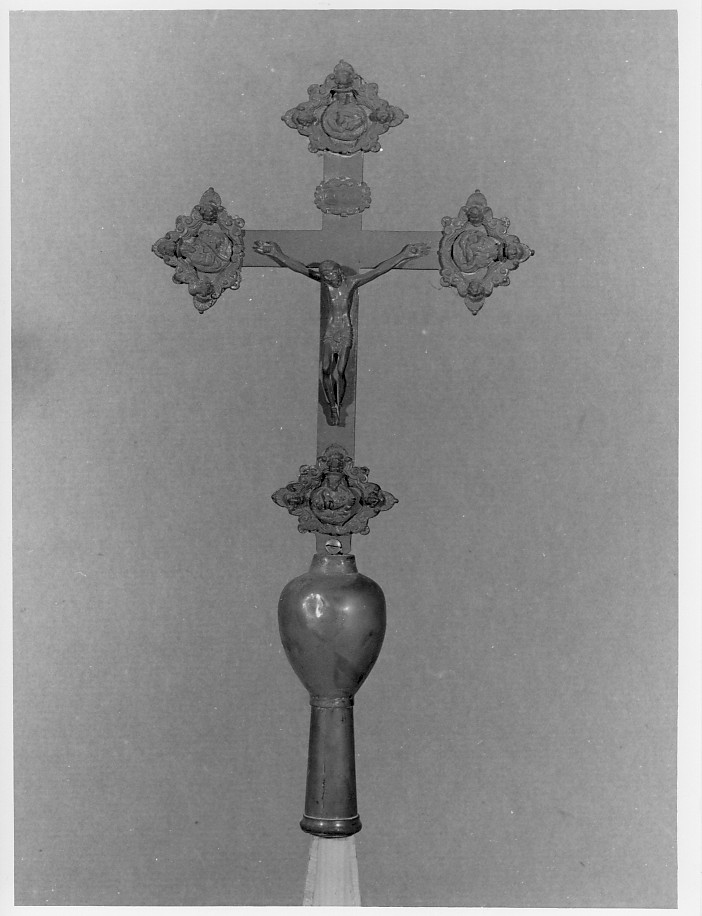 croce processionale - bottega veneta (seconda metà sec. XIX)