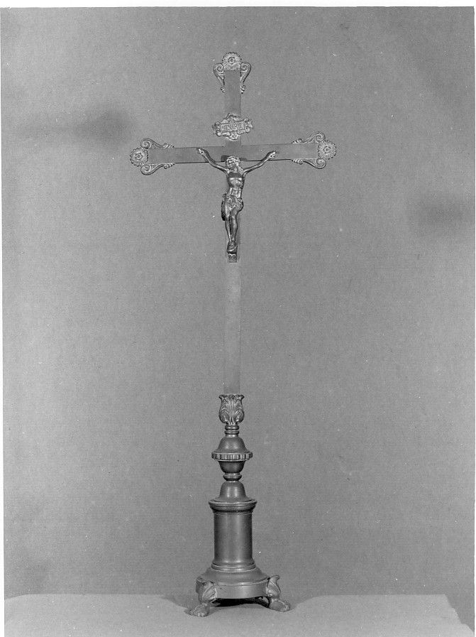 croce d'altare - produzione veneta (seconda metà sec. XIX)
