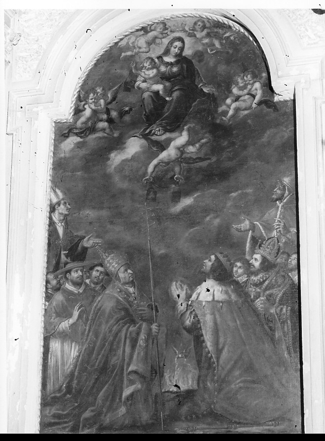 Madonna del Carmelo e santi (dipinto) di Michieli Andrea detto Andrea Vicentino (attribuito) (prima metà sec. XVII)