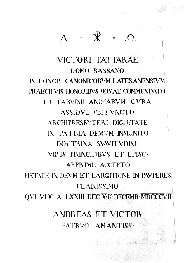 lapide - ambito veneto (sec. XIX)